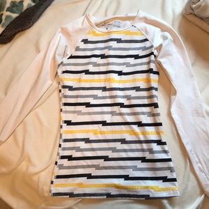 Nike Striped Livestrong Insulated Long Sleeve Top